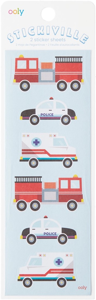 Ooly – Stickiville Stickers – Helping Vehicles