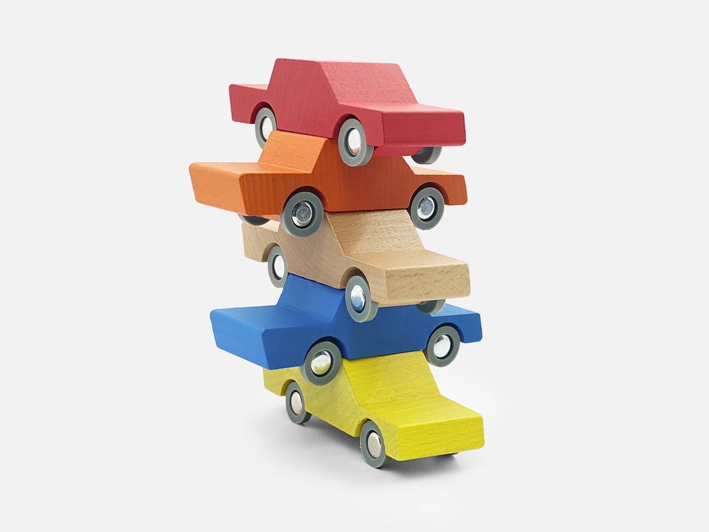 Way to play - Back & forth - Wooden toy car