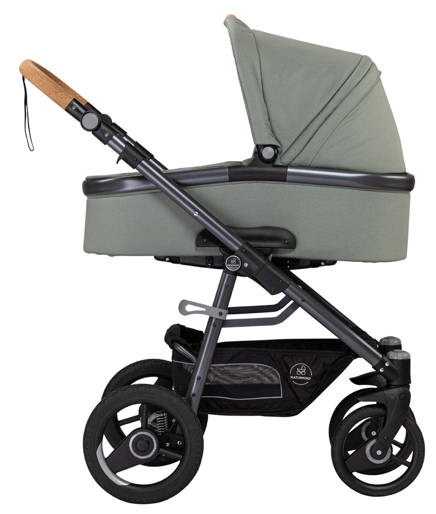 Naturkind - Kinderwagen & reiswieg LUX EVO - Jade