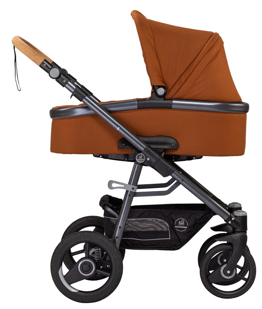 Naturkind - Kinderwagen & reiswieg LUX EVO - Terracotta