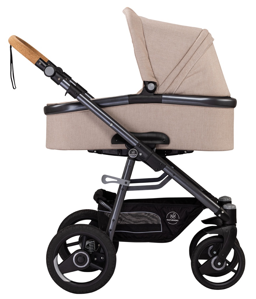 Naturkind - Kinderwagen & reiswieg LUX EVO - Sand