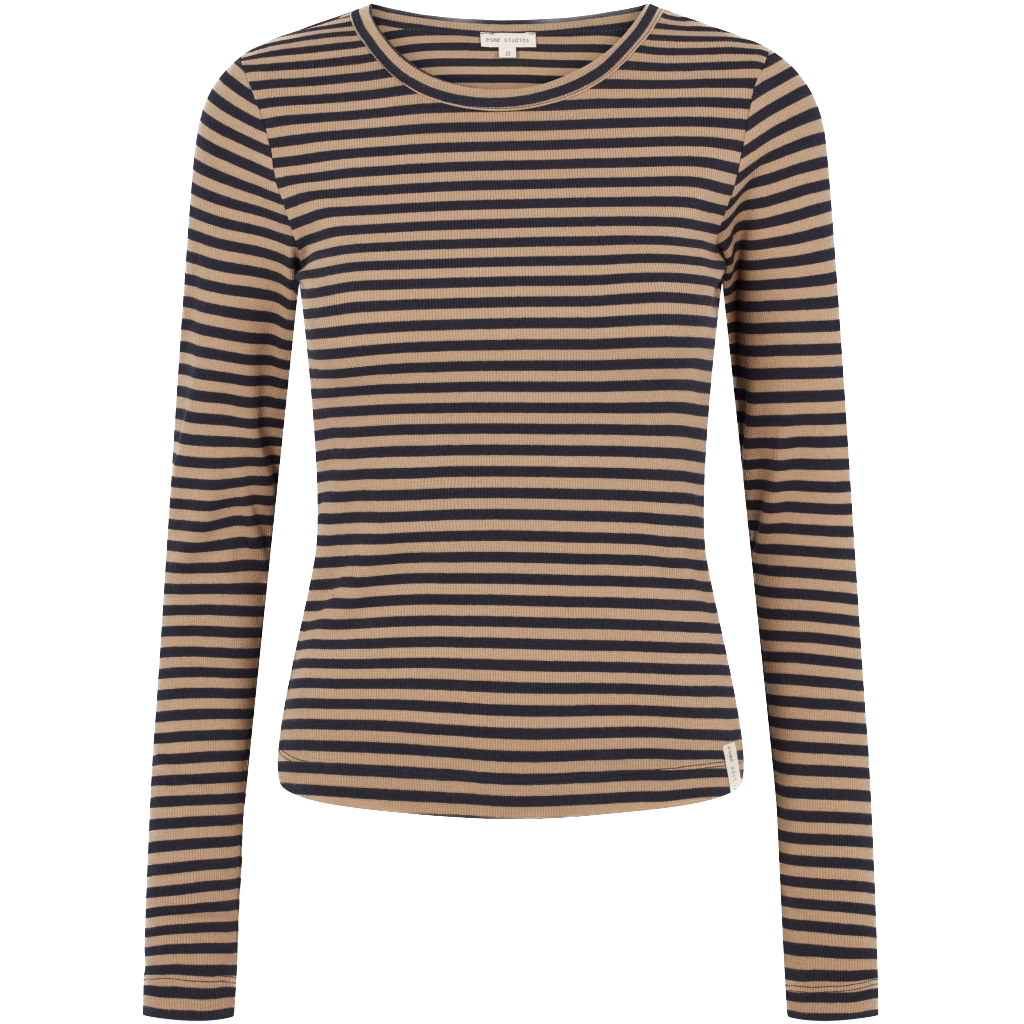 Esmé Studios - Blossom Stripe LS Top
