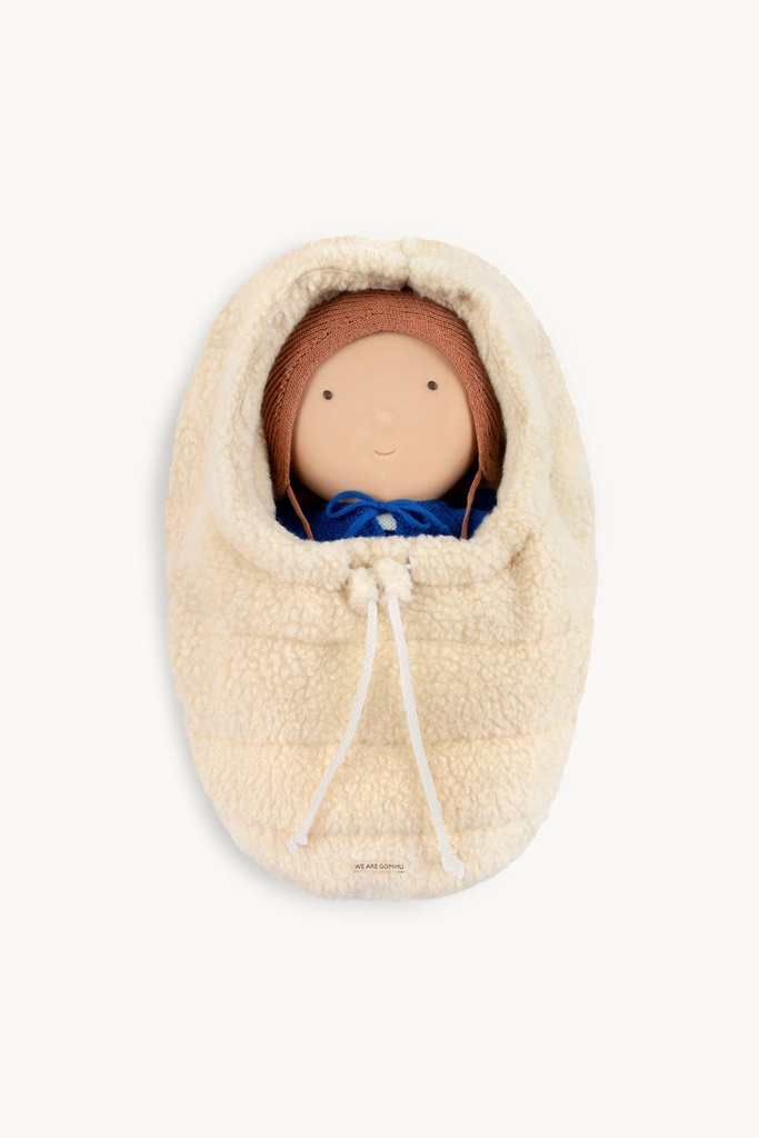 Gommu footmuff sherpa cream