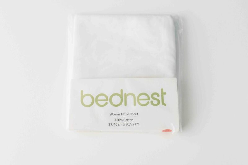 Bednest hoeslaken van geweven katoen