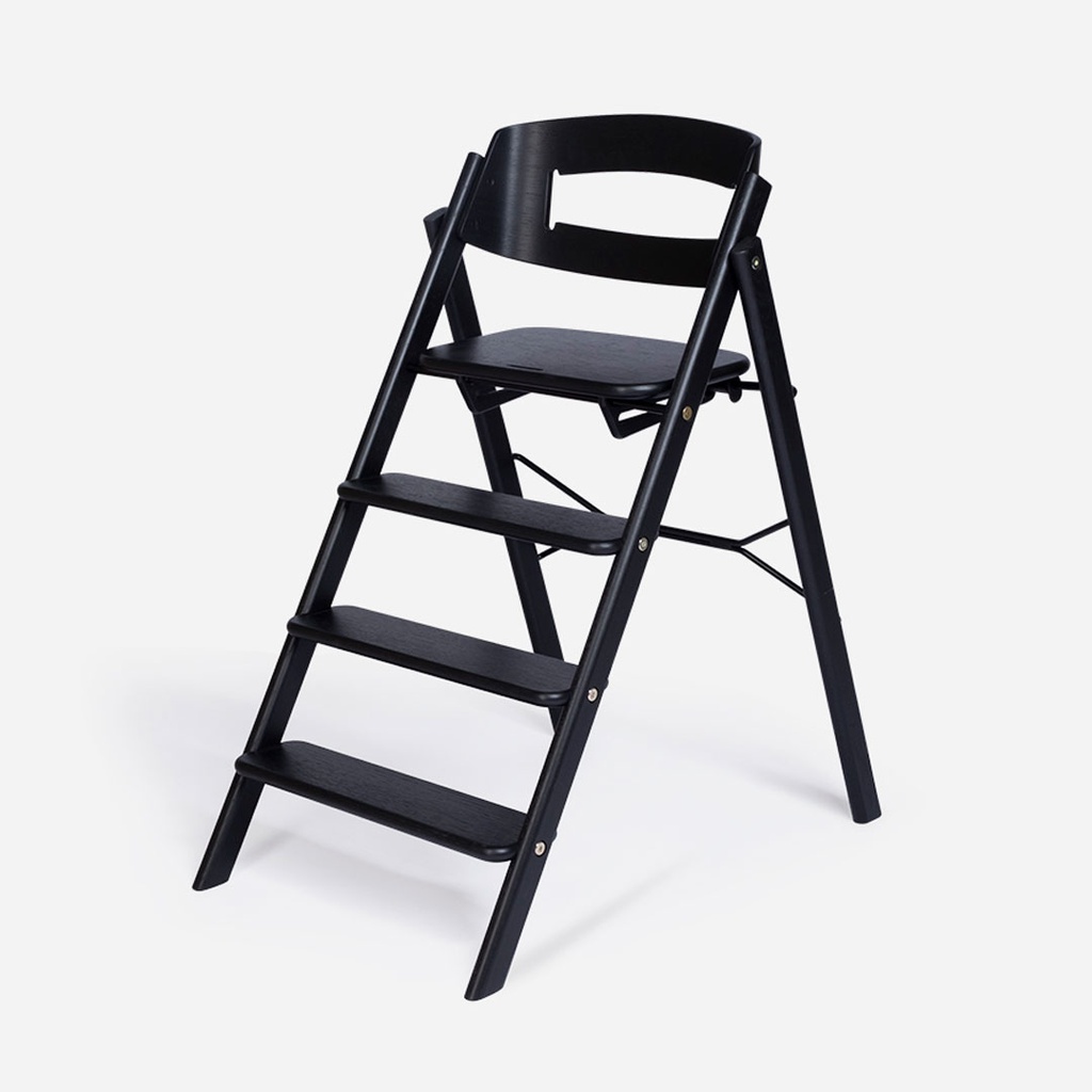 Kaos - Klapp high chair black oak