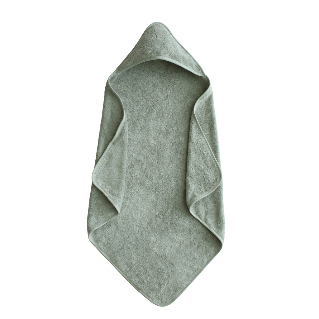 Mushie - Hooded towel - Moss