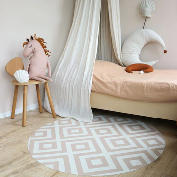 Eeveve - Round splash mat - Dots / cinnamon