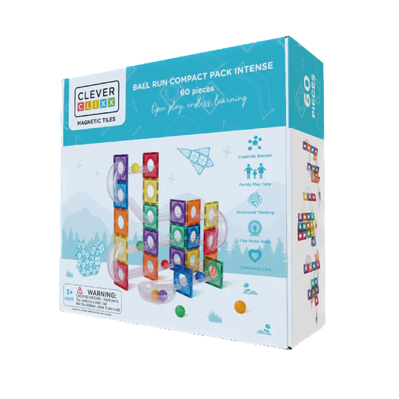Cleverclixx - Ball run compact pack intense (60 stuks)