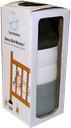 Spacebabies - Baby bed blocks - Zwart / wit / grijs