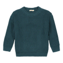 Yuki - Chunky knitted sweater - Petrol 