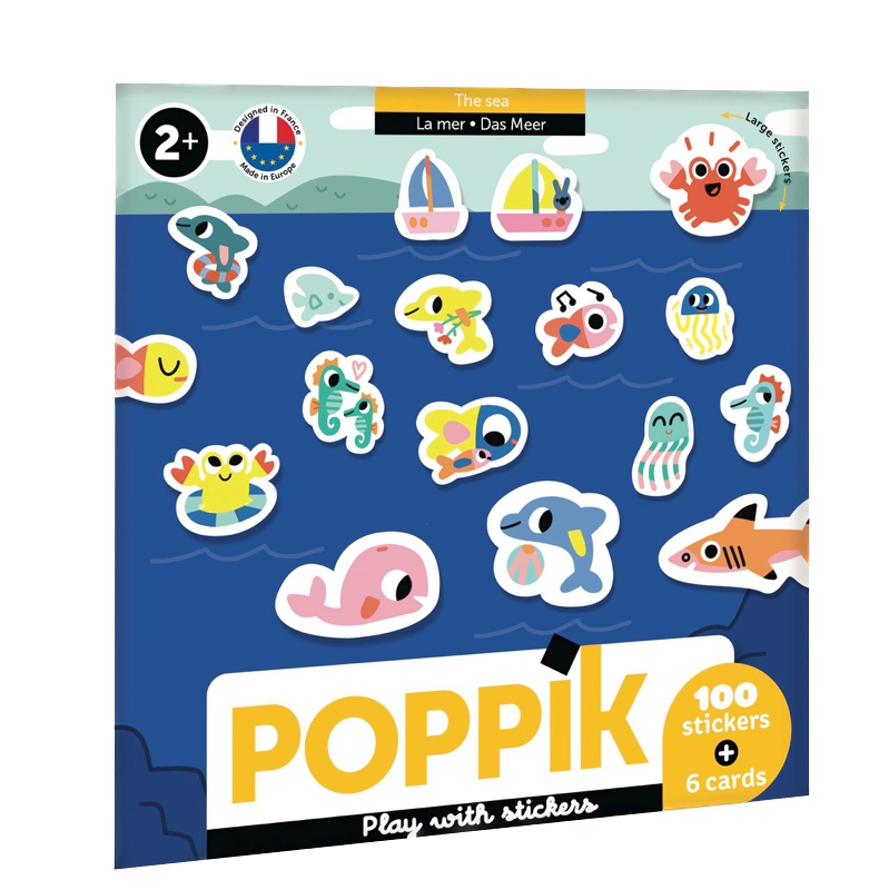 Poppik -  Stickerboek The Sea