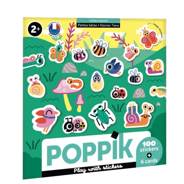 Poppik -  Stickerboek Little Insects 