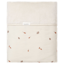 Koeka - Wiegdeken teddy reversible Forest Treasures - Warm White 