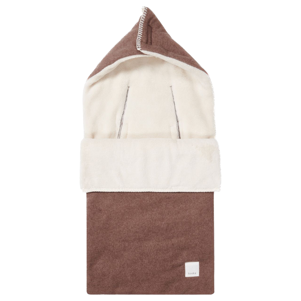 Koeka - Voetenzak teddy Denver - Soft wood 
