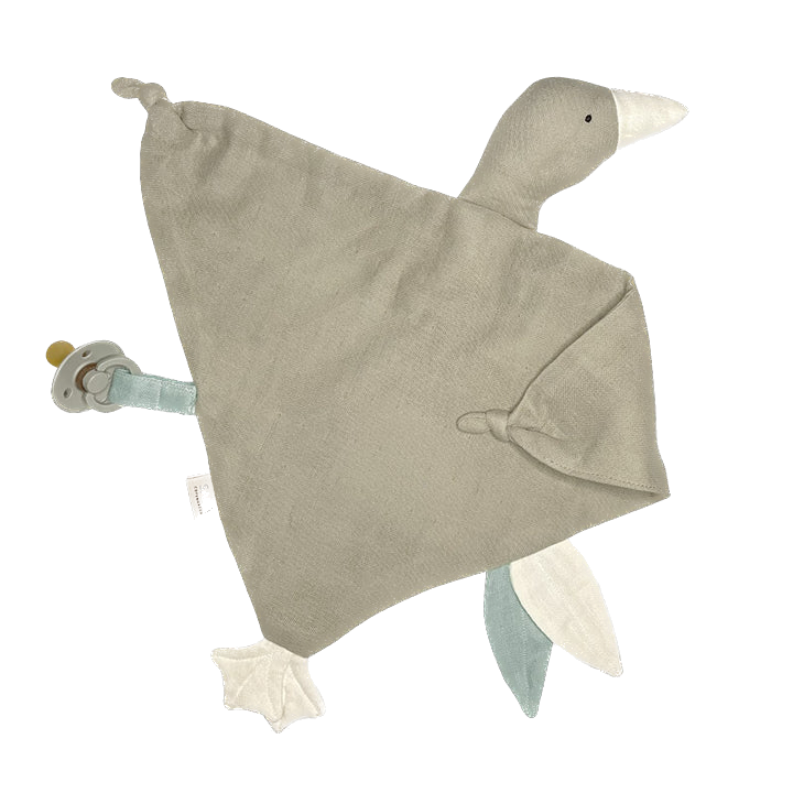 Saga - Knuffeldoekje gans - Green tea