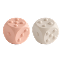 Mushie - Dobbelsteen - Blush / sand