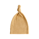 Mushie - Ribbed baby beanie - Mustard melange