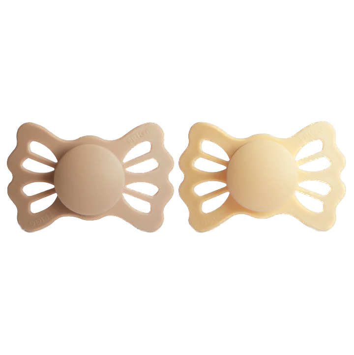 Frigg - Butterfly (anatomisch) silicone - Pale daffodil / silky satin  (T2)
