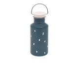 LÄSSIG - Bottle Stainless Steel - Happy Prints Midnight blue