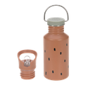 LÄSSIG - Bottle Stainless Steel - Happy Prints Caramel