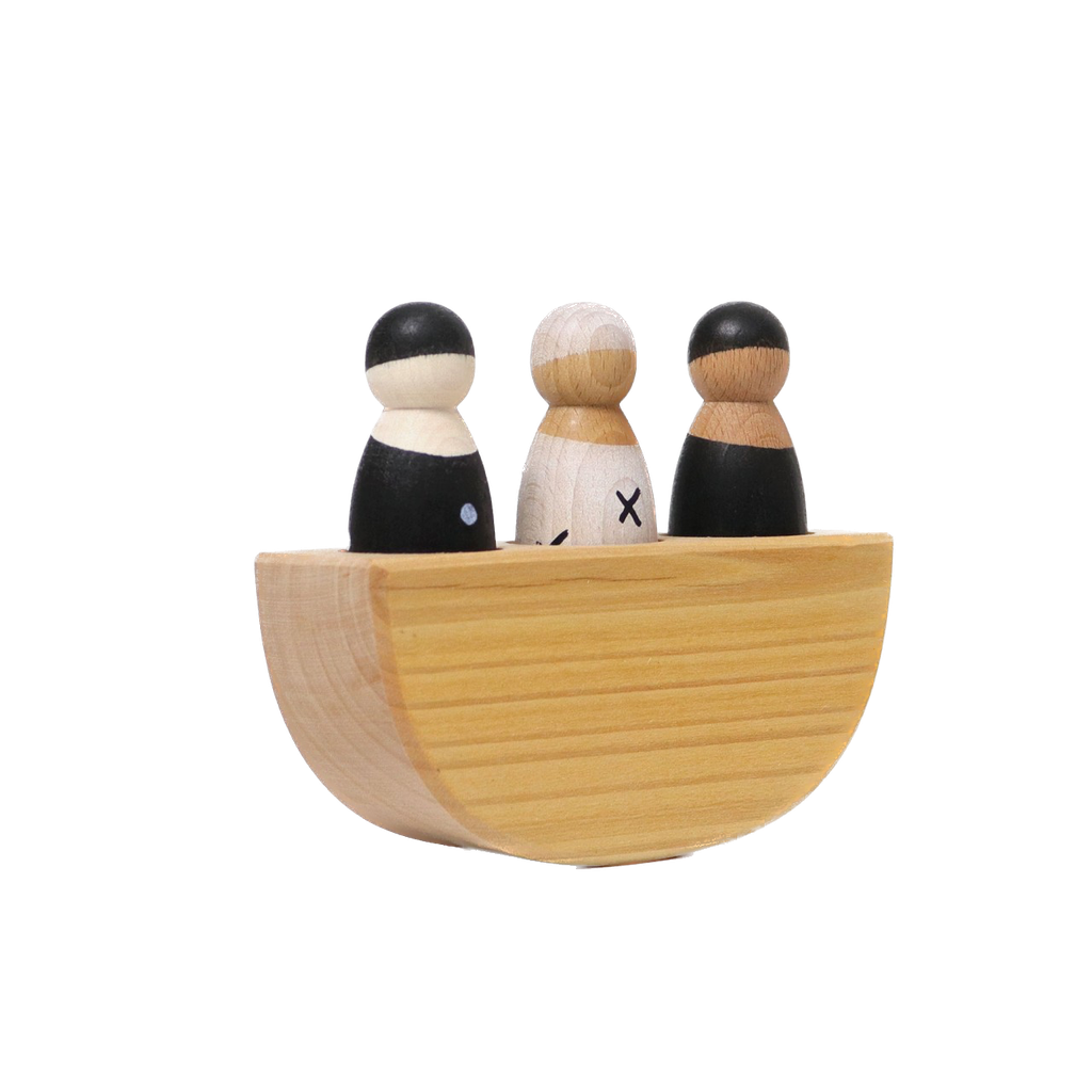 Grimms - Drie in een boot - Monochroom