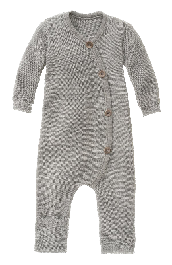 Disana - Boiled wool overall - Grey