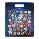 Mushie -Reusable sticker set - Space