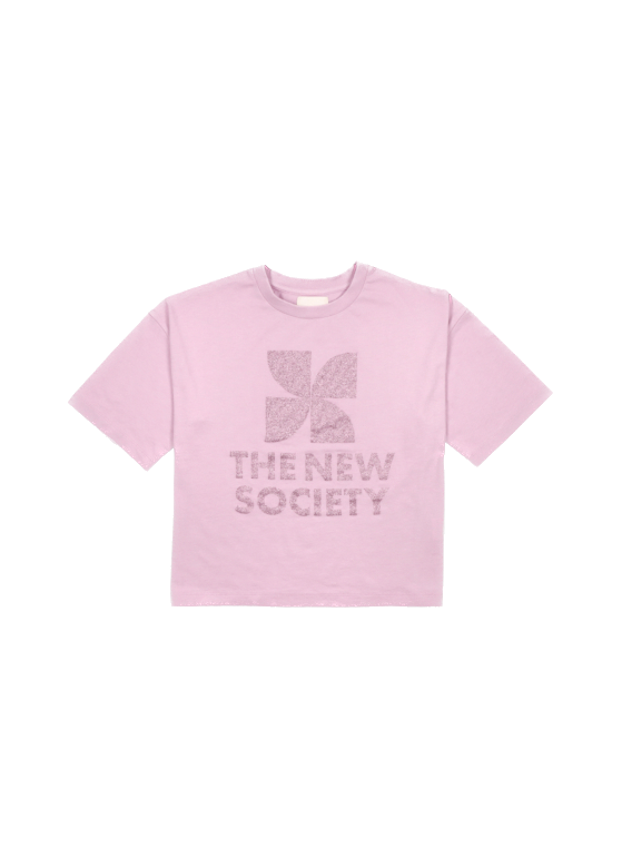 The new society -  Ontario Tee - Iris Lilac 