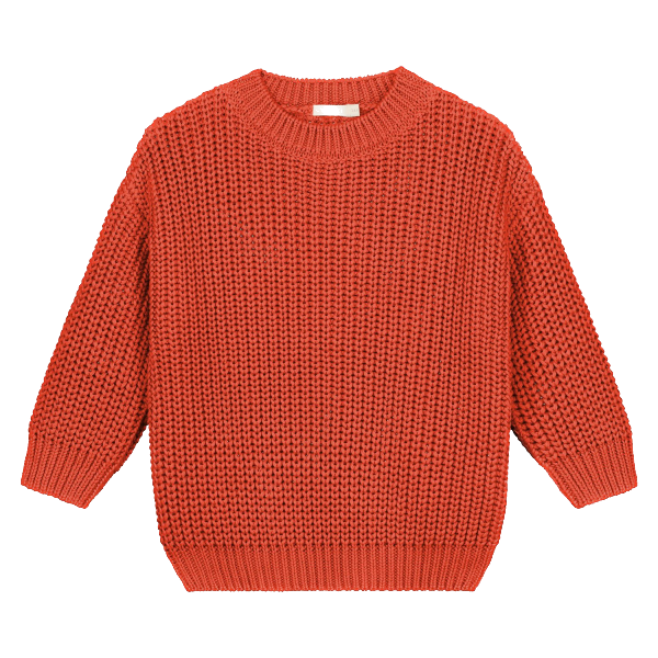 Yuki - Chunky knitted sweater (adults) - Mandarin
