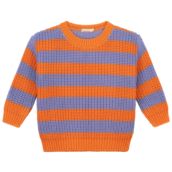 Yuki - Chunky knitted sweater - Happy Stripes