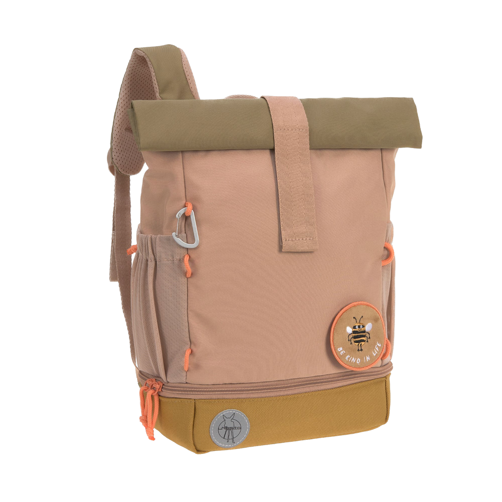 LÄSSIG - Mini Rolltop Backpack - Nature hazelnut