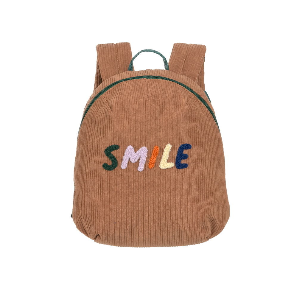 LÄSSIG - Tiny Backpack Cord - Little Gang - Smile Caramel