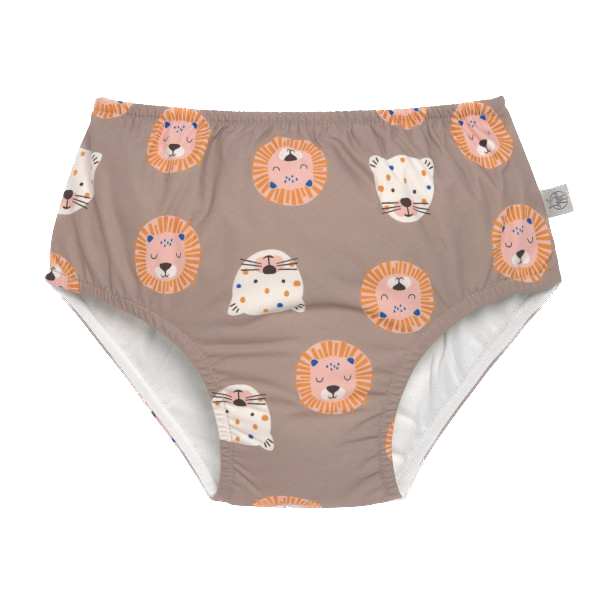 LÄSSIG - Swim diaper - Wild cats choco
