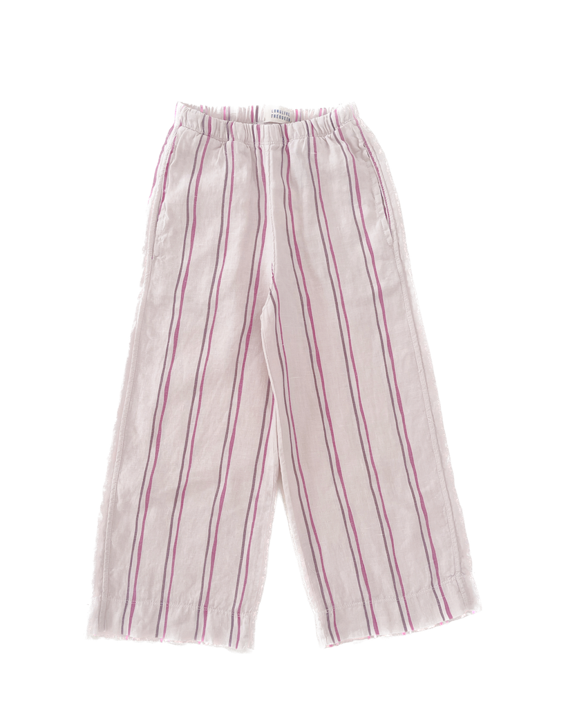Long live the queen - Linen trousers - Stripes