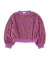 Long live the queen - Terry sweater - Flowers pink