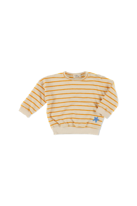 My Little Cozmo - Thiago266-4 -
Organic crepe stripe baby sweatshirt - Oil
