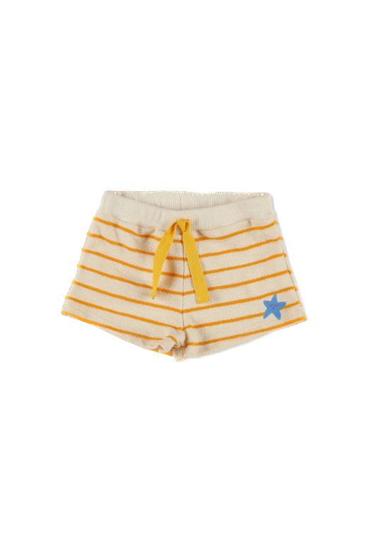 My Little Cozmo - Koen266-4 -
Organic crepe stripe baby shorts - Oil