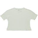 Marjolaine ribbed t-shirt - Almond milk