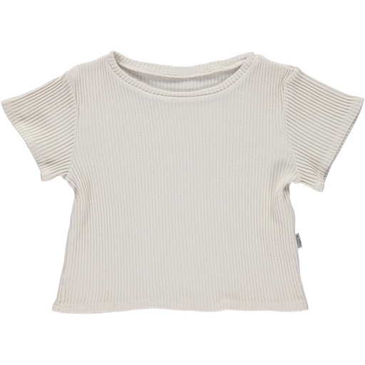 Poudre organic - T-shirt orgeat - Ribbed almond milk