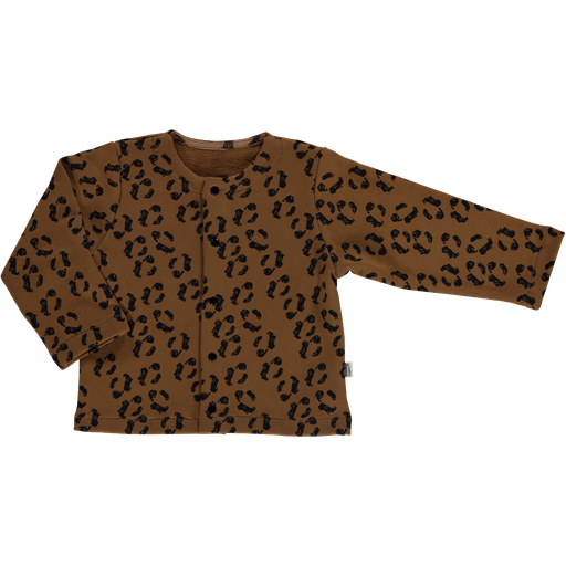 Poudre organic - Baby cardigan camomille - Leopard