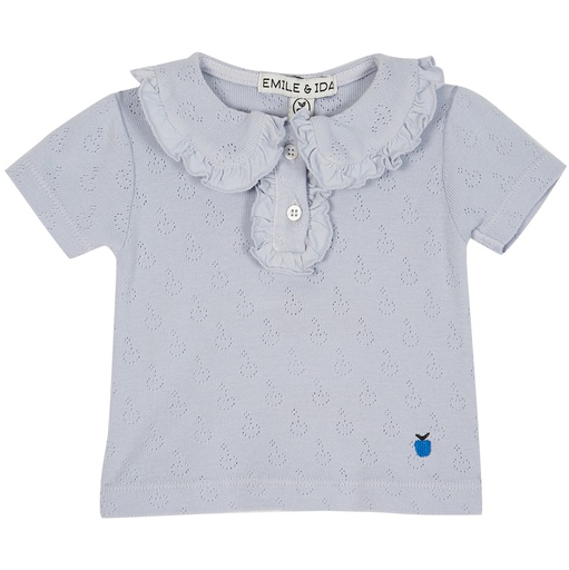 Emile et Ida - Tee shirt - Brume ajoure