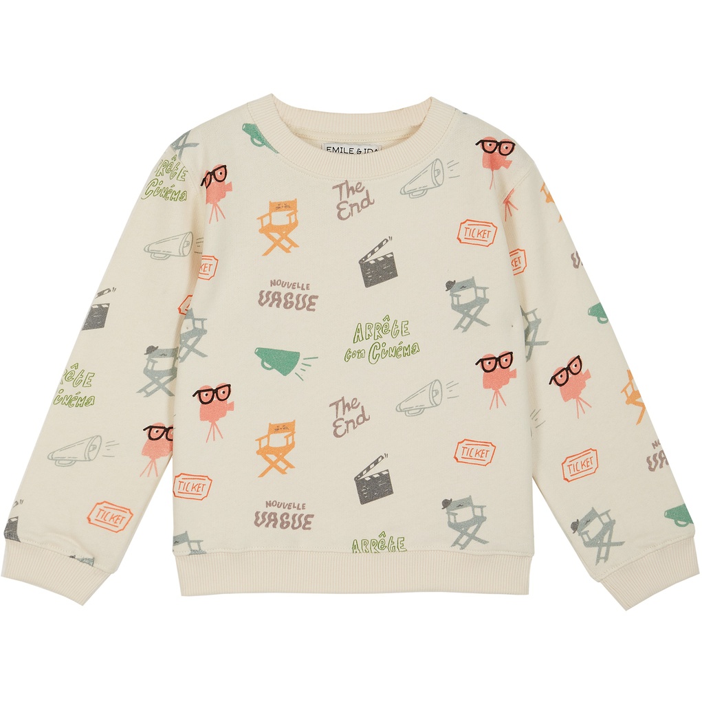 Emile et Ida - Sweatshirt - Ecru cinema