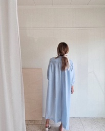 Jeanne Le Studio - Agatha linen dress - Sky blue