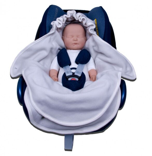 Popolini - Car seat pouch - Cotton fleece GOTS