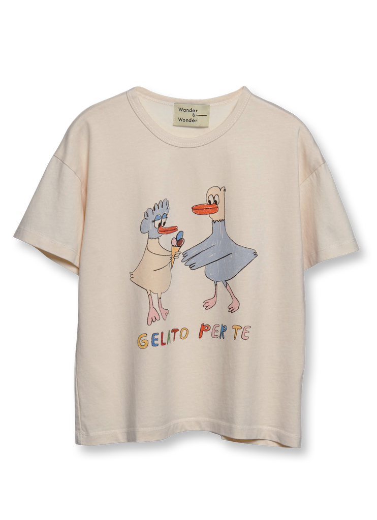 Wander & Wonder - Gelato per te tee - Cream