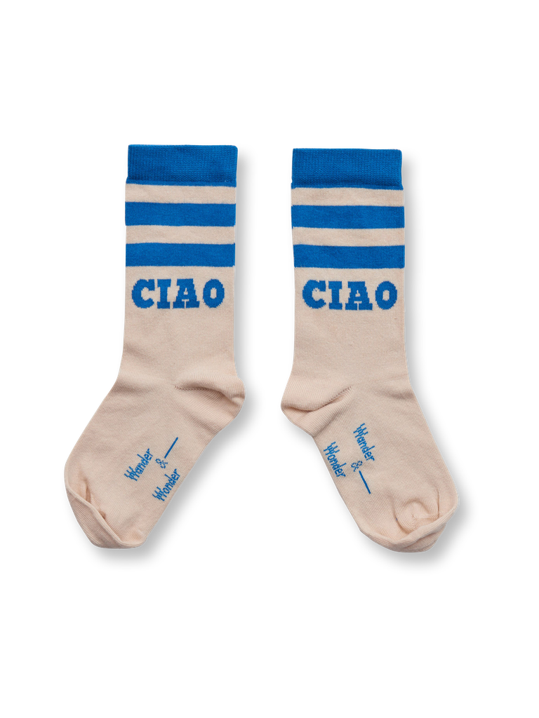 Wander & Wonder - Stripe socks - Blue