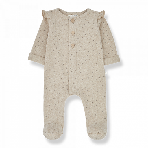 1+ In the family - Alina Jumpsuit w/feet - Beige