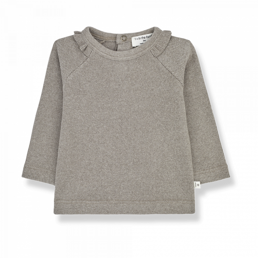 1+ In the family - Julia Girly L.S. T-shirt - Taupe
