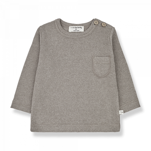 1+ In the family - Unai L.S. T-shirt - Taupe