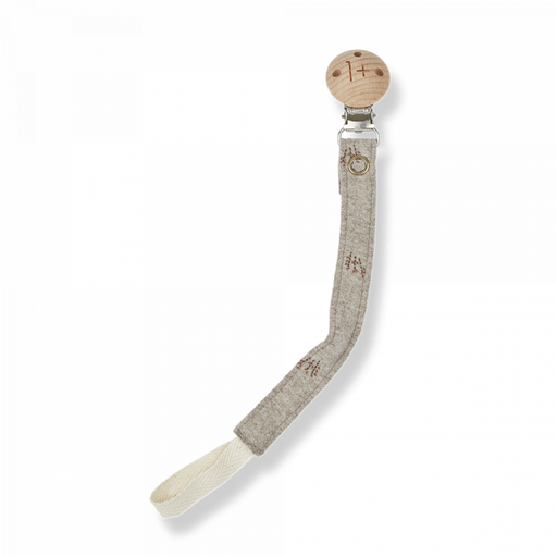 1+ In the family - Ivana Pacifier Clip - Taupe